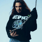 Epic Oversized Hoodie Black - Screwed