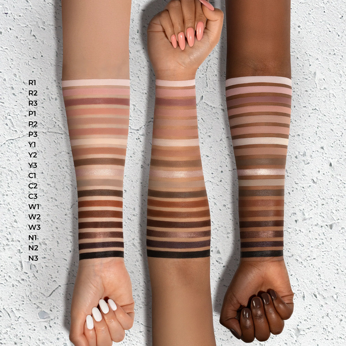 Natasha Denona Eye Sculpt Texture & Tone Eyeshadow Palette - Soft