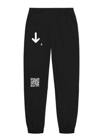 Exhale Label Jogger Black - Fragile