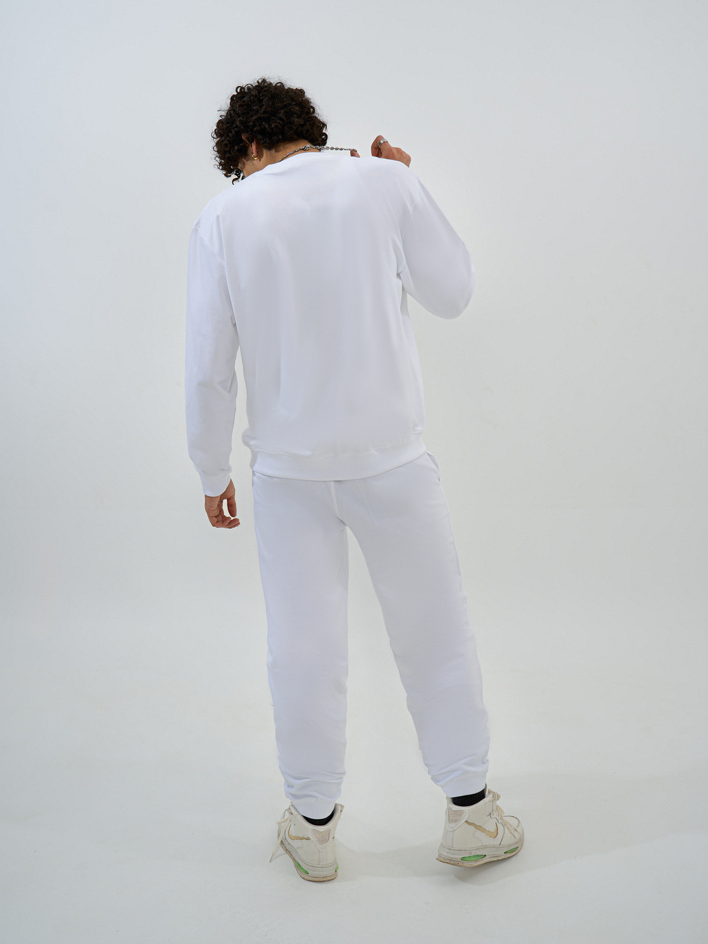 Exhale Label Jogger White - Fragile