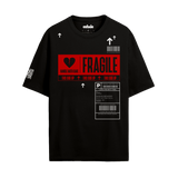 Oversized T-Shirt Black - Fragile