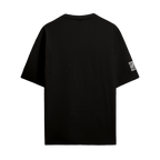 Exhale Label Oversized T-Shirt Black - Fragile