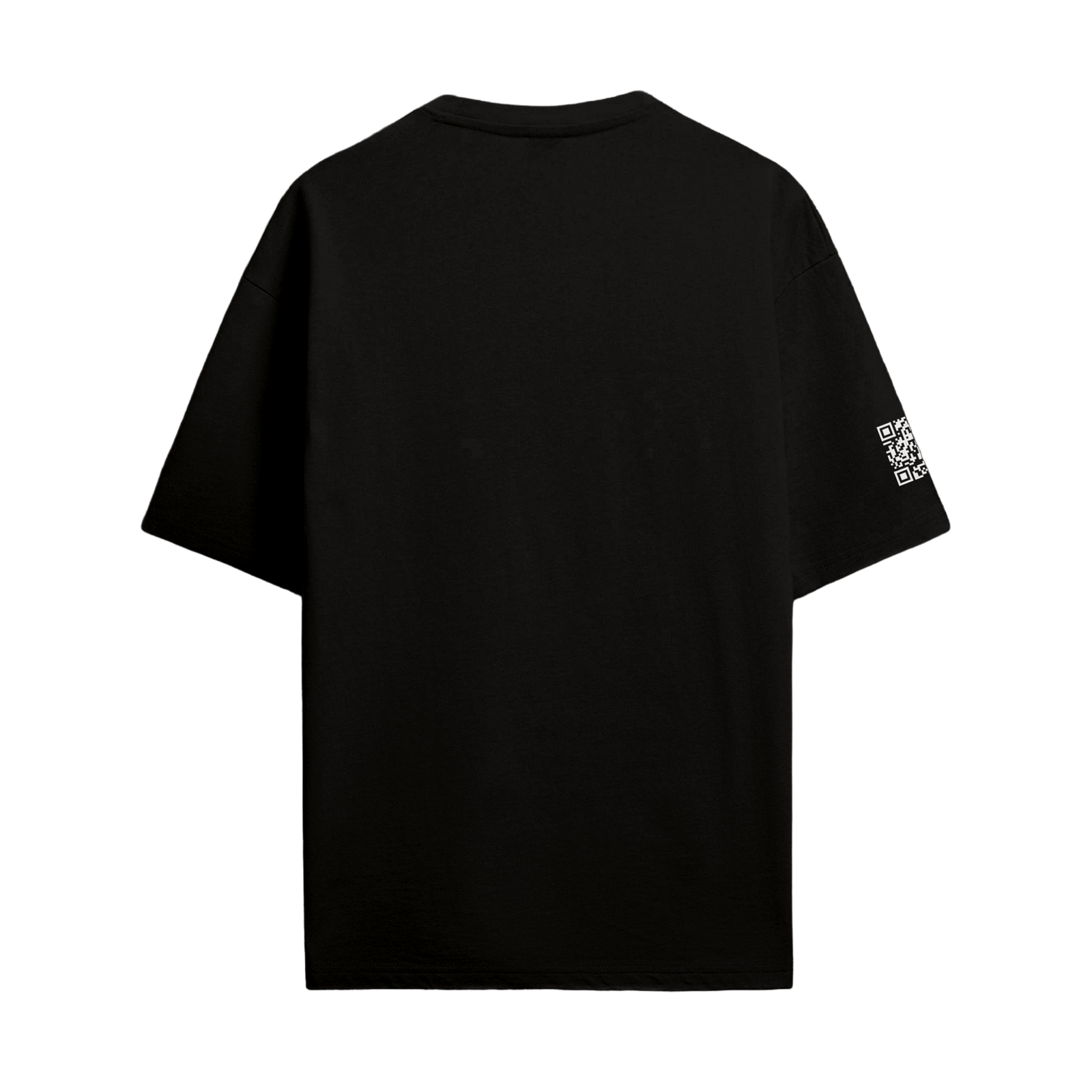 Exhale Label Oversized T-Shirt Black - Fragile