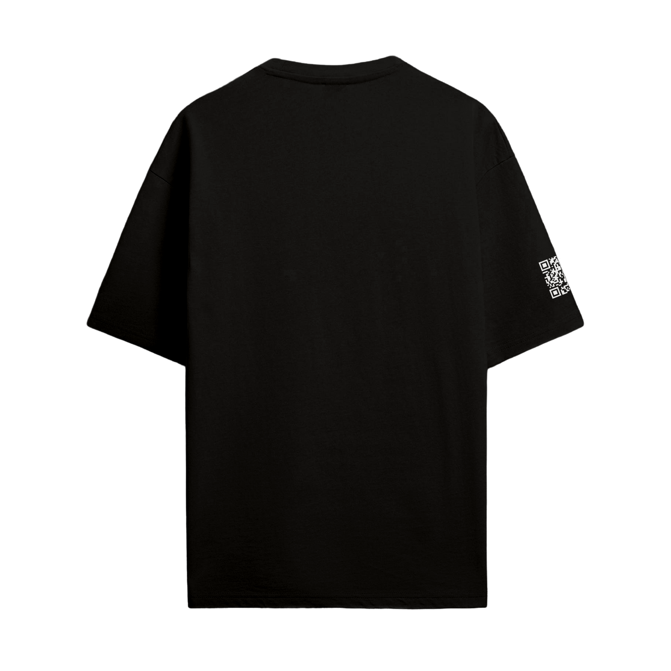 Exhale Label Oversized T-Shirt Black - Fragile