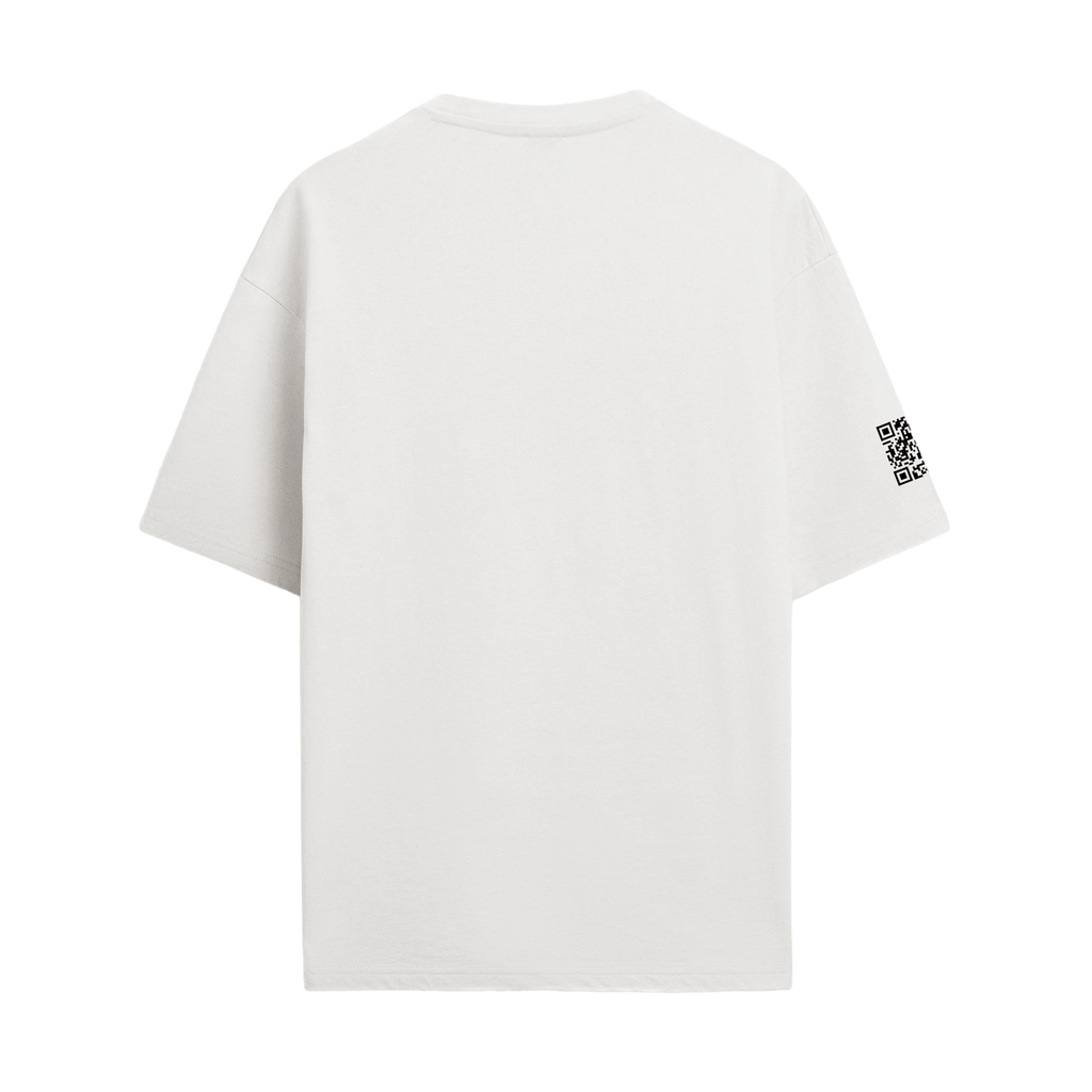 Exhale Label Oversized T-Shirt White - Fragile