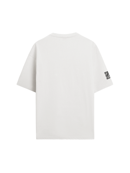 Exhale Label Oversized T-Shirt White - Fragile