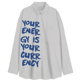 Oversized Shirt White - Jhanavi