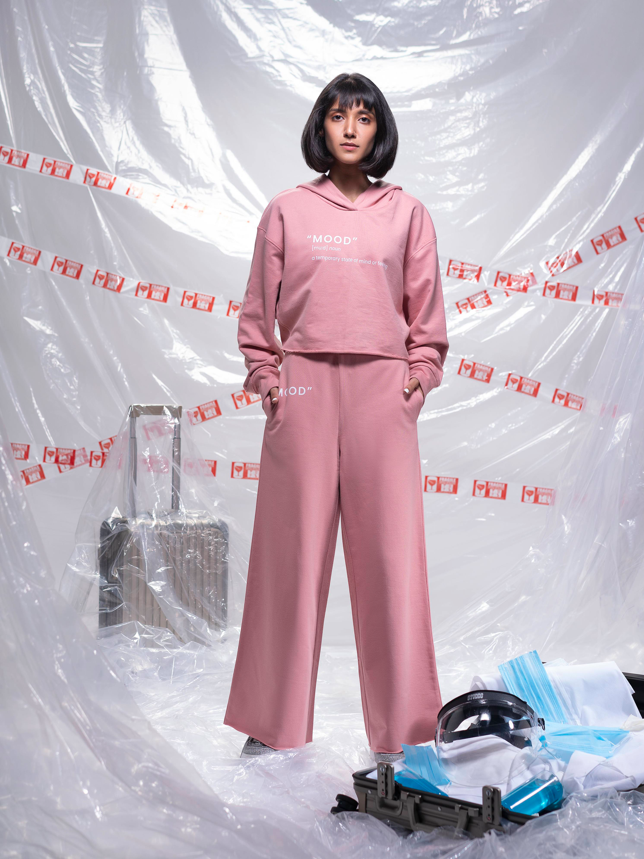 Exhale Label Jogger Pink - Mood