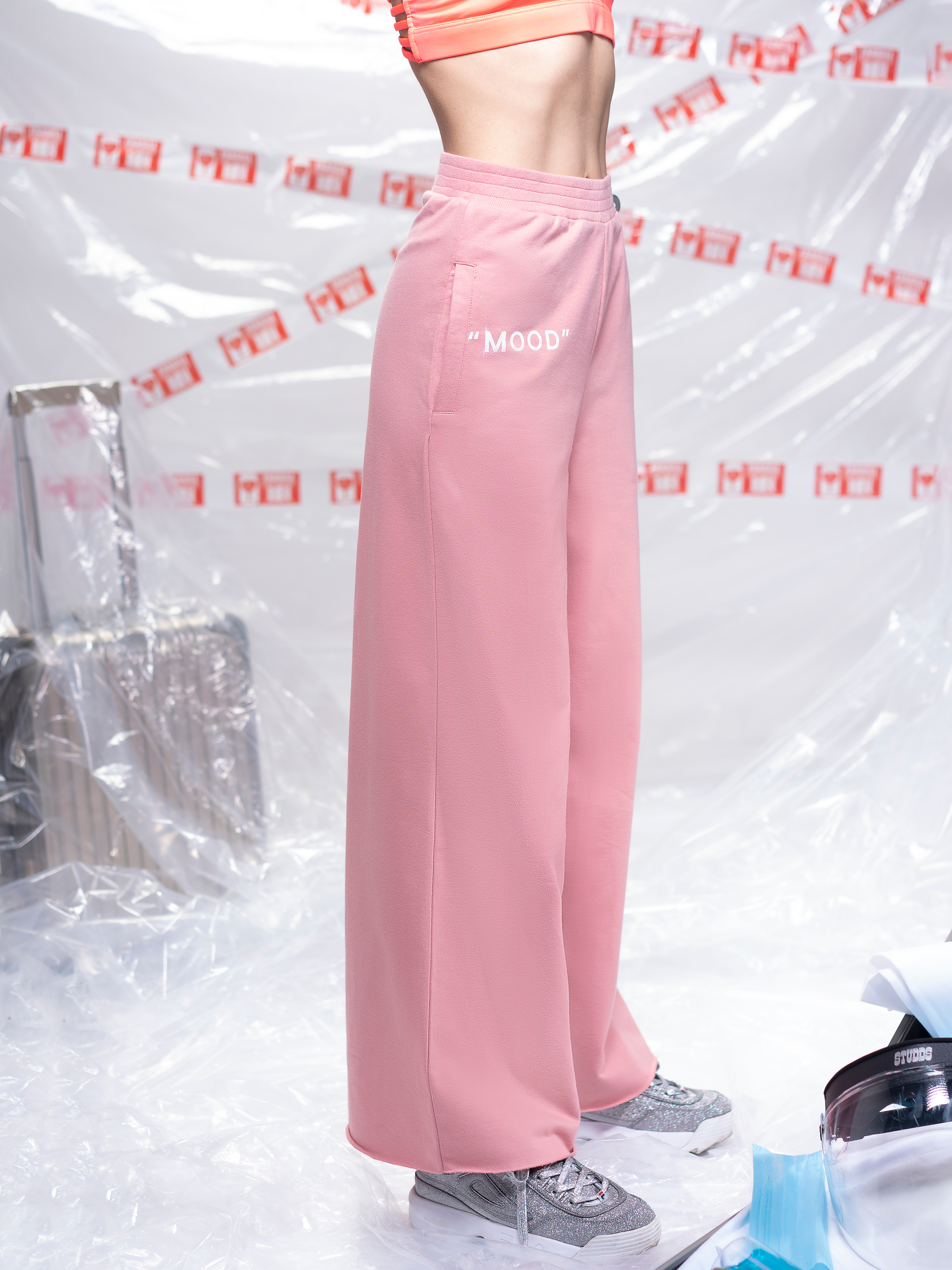 Exhale Label Jogger Pink - Mood