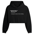 Exhale Label Oversized Hoodie Black - Mood