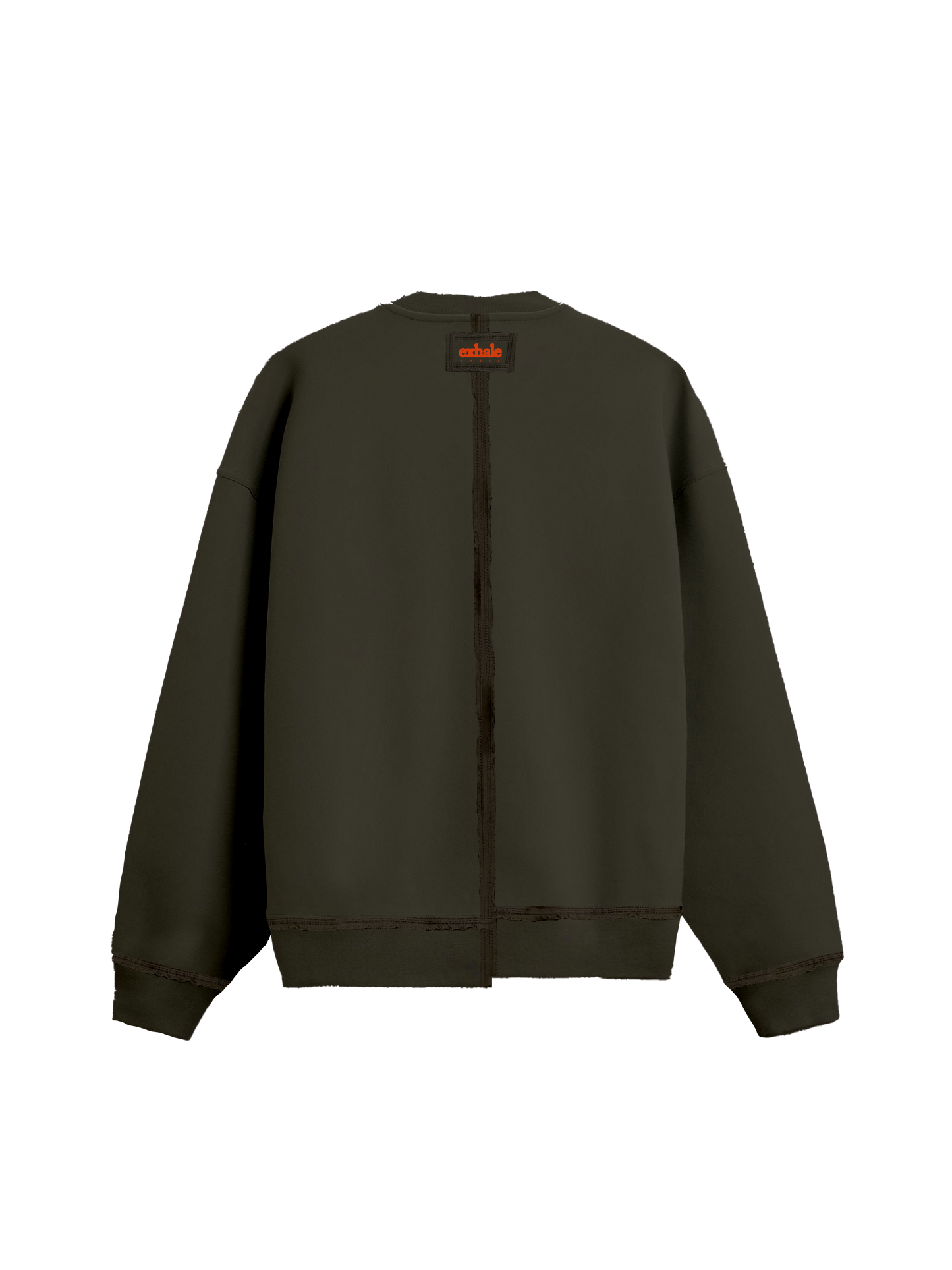 Exhale Label Oversized Hoodie Grey - Real