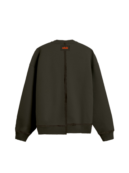 Exhale Label Oversized Hoodie Grey - Real