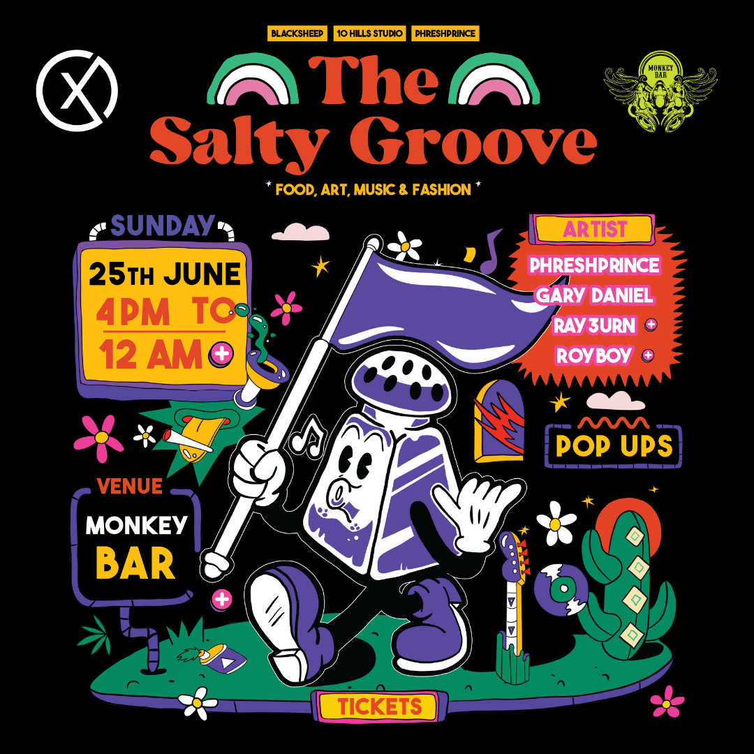 The Salty Groove at Monkey Bar Hosted by 10 Hills Studio x PhreshPrince x BlackSheep