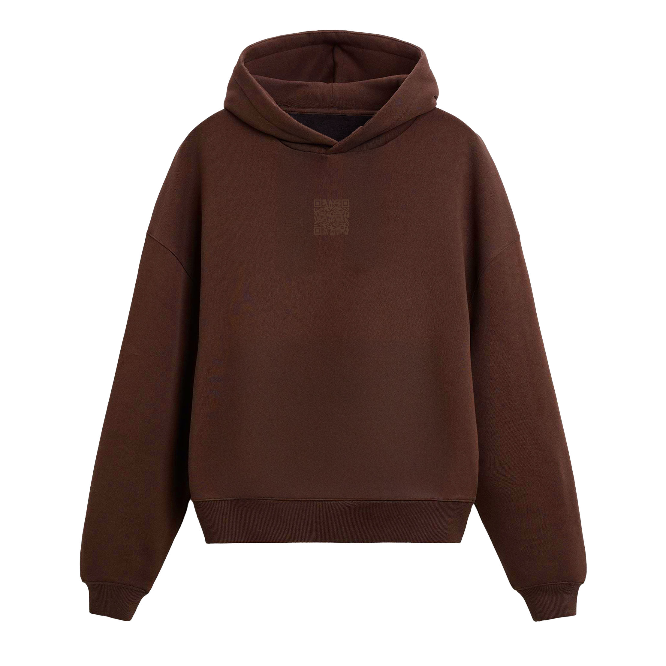 Exhale Label Oversized Hoodie Brown - Social Approval