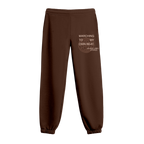 Exhale Label Jogger Brown - Social Approval