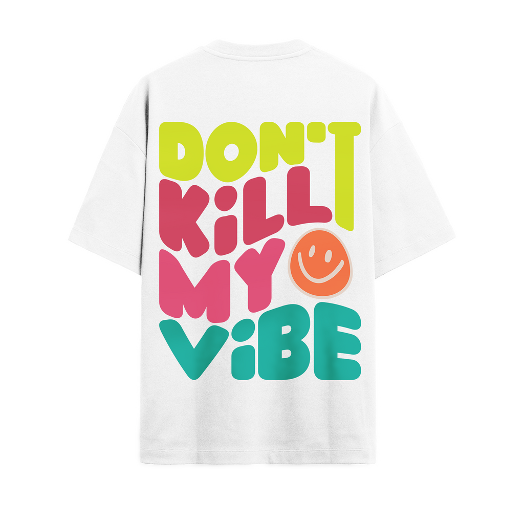 Exhale Label Oversized T-Shirt White - Vibe