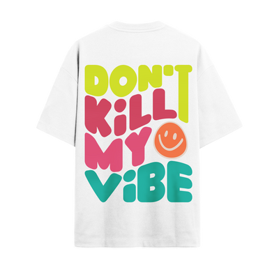 Exhale Label Oversized T-Shirt White - Vibe