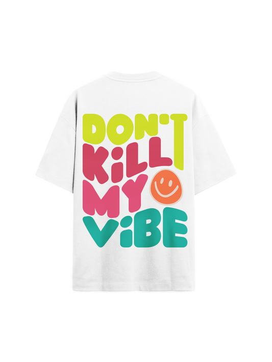 Exhale Label Oversized T-Shirt White - Vibe