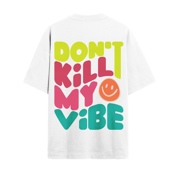 Exhale Label Oversized T-Shirt White - Vibe - reference