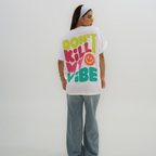 Exhale Label Oversized T-Shirt White - Vibe