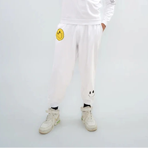 Exhale Label Jogger White - Yashika