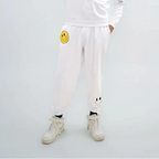 Exhale Label Jogger White - Yashika