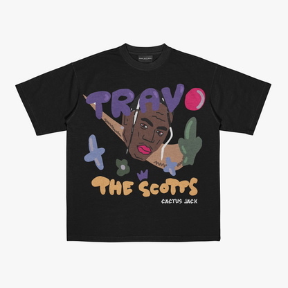 FakeButReal Bootleg Travis Scott Black T-Shirt