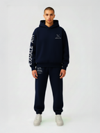 Exhale Label Jogger Blue - Up In The Cloud