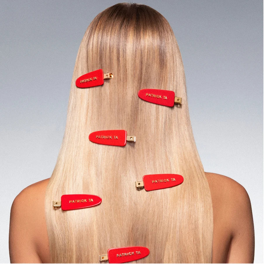 Patrick Ta Strawberry Creaseless Hair Clips