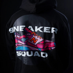 Flaws Oversized Black Hoodie - Sneaker Squad