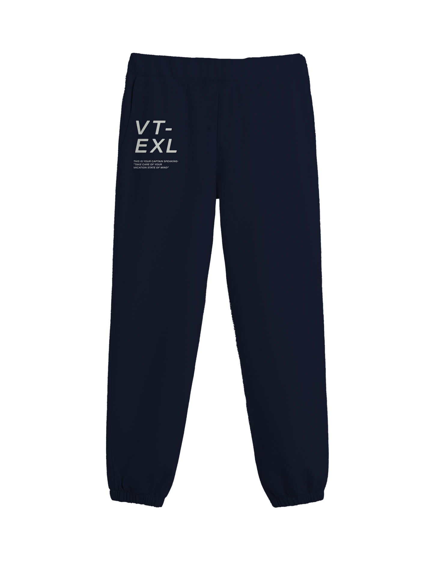 Exhale Label Jogger Blue - Up In The Cloud