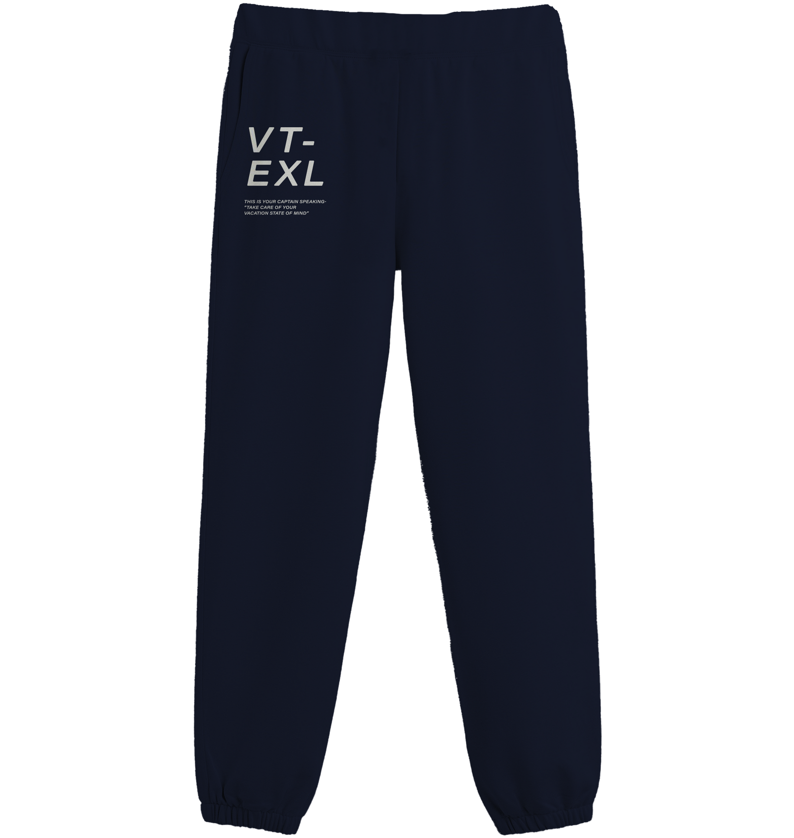 Exhale Label Jogger Blue - Up In The Cloud