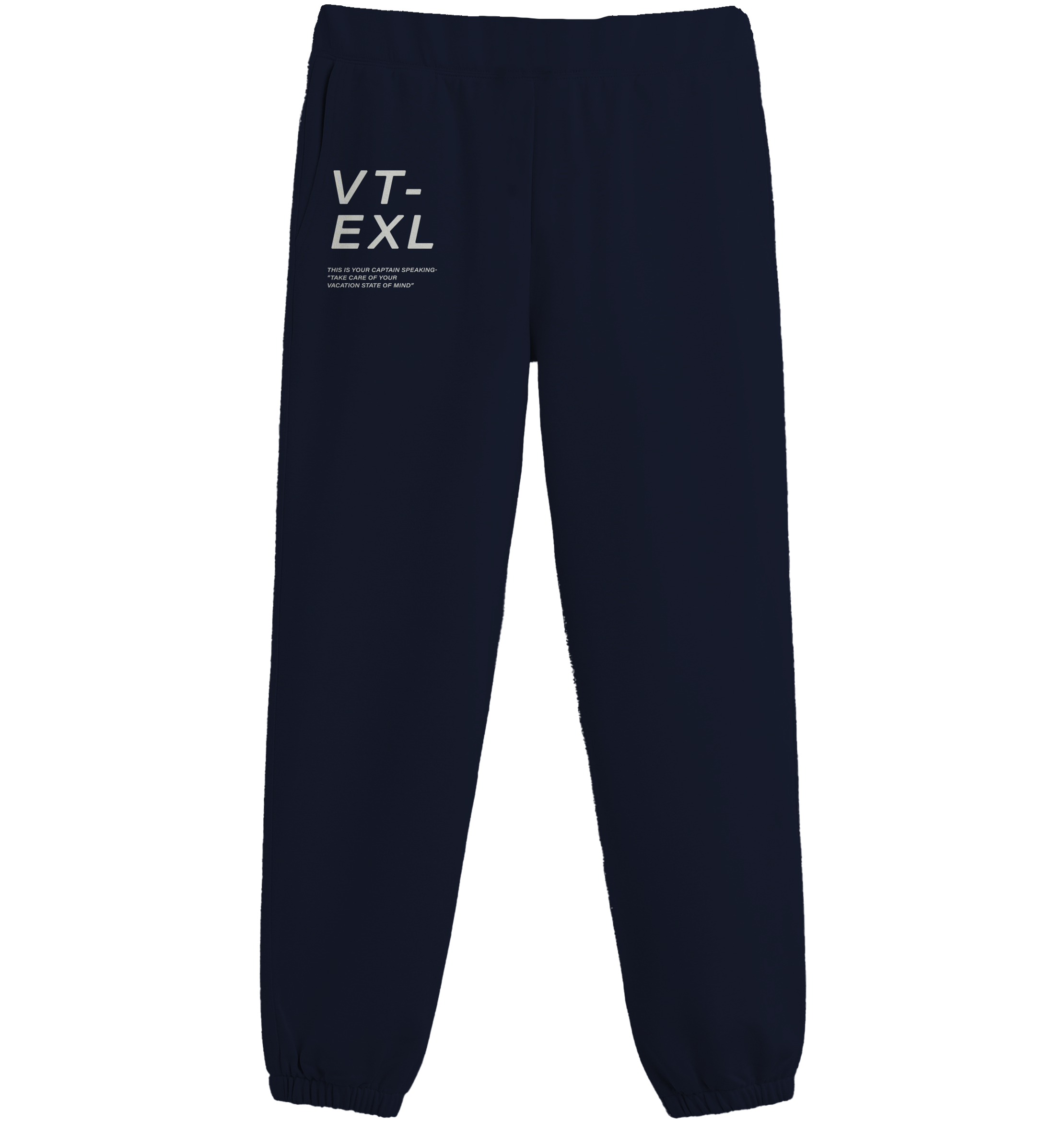 Exhale Label Jogger Blue - Up In The Cloud
