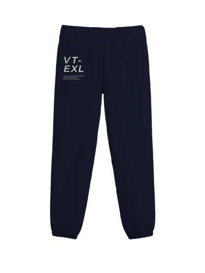 Exhale Label Jogger Blue - Up In The Cloud