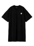 Exhale Label Oversized Black T-Dress - Vibe