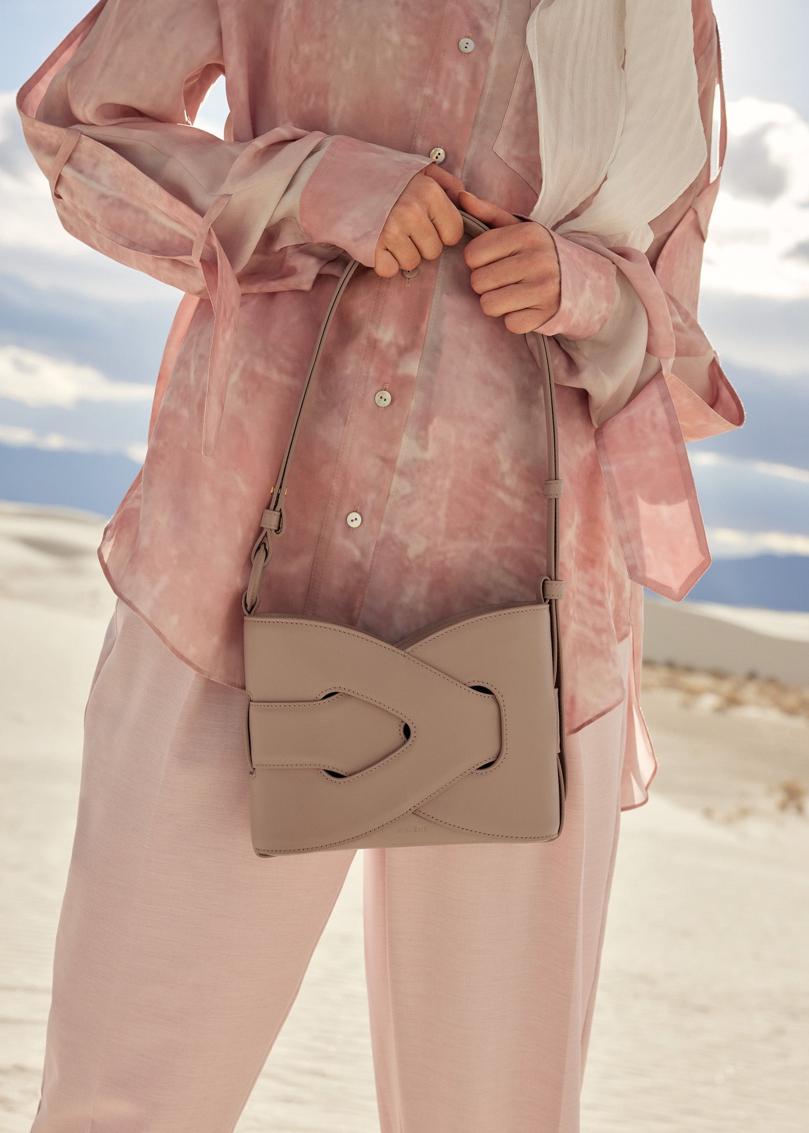 Polene Nodde Bag - Taupe