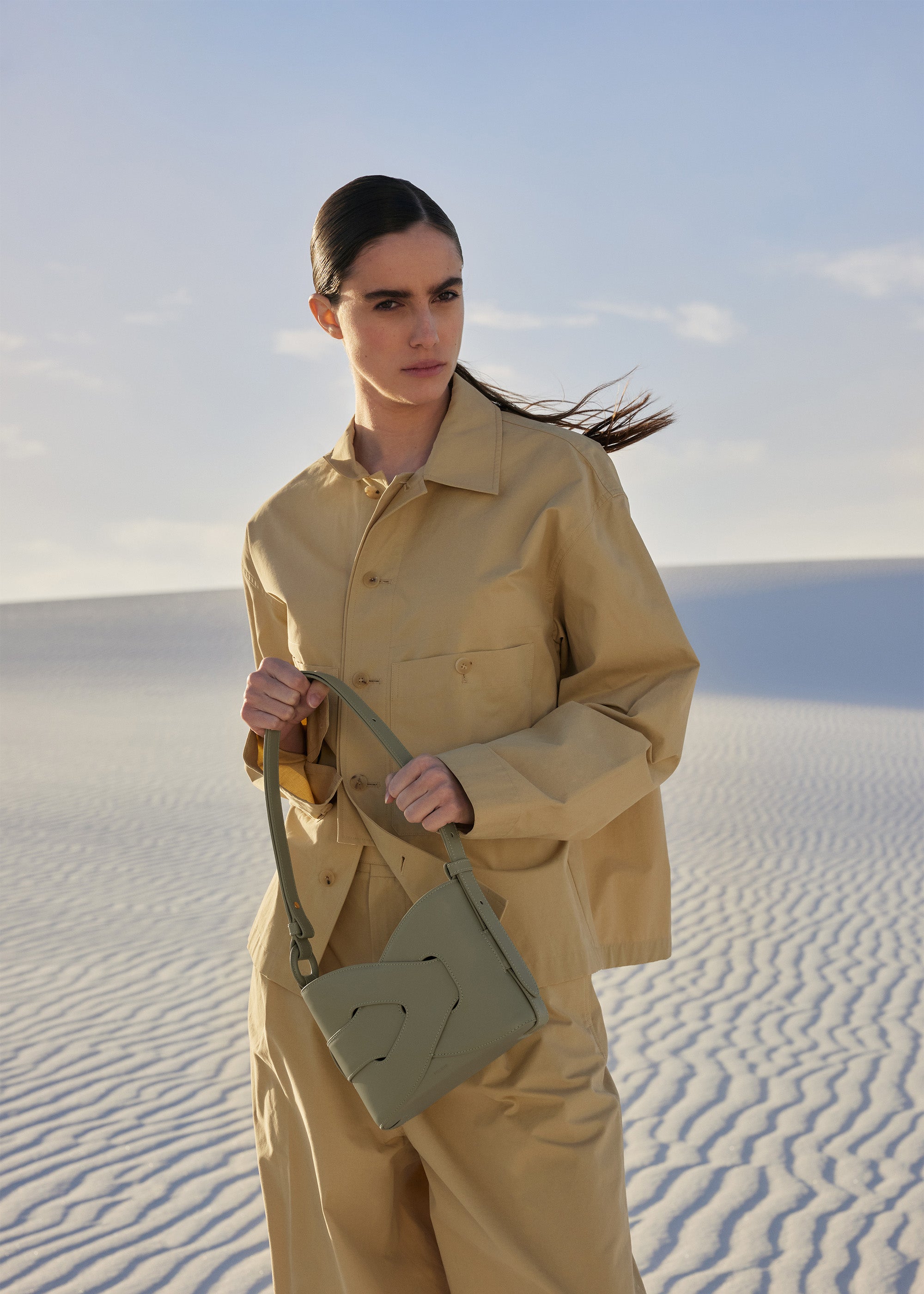 Polene Nodde Bag - Olive