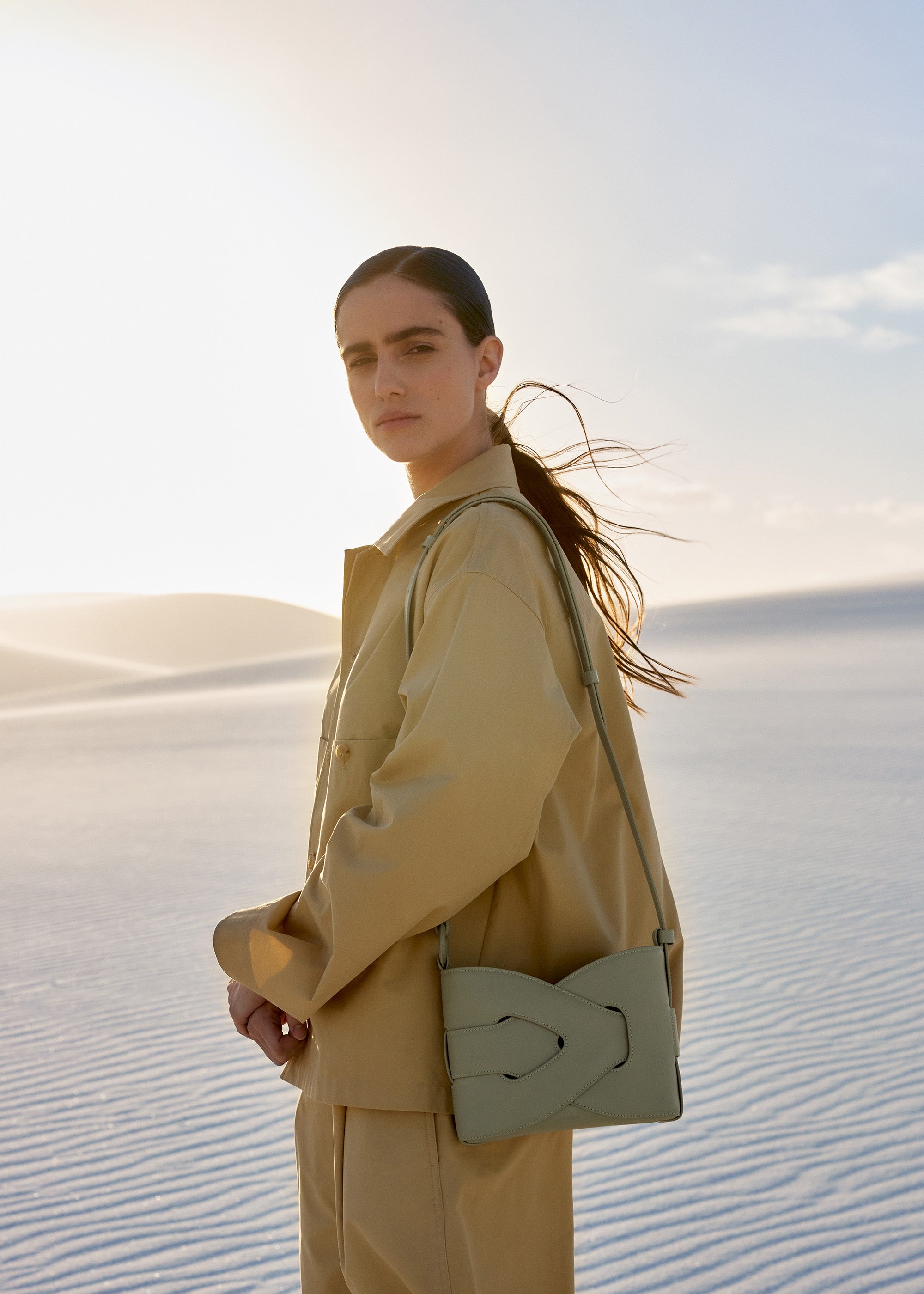 Polene Nodde Bag - Olive