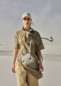 Polene Numero Un Nano Edition Textured Bag - Chalk