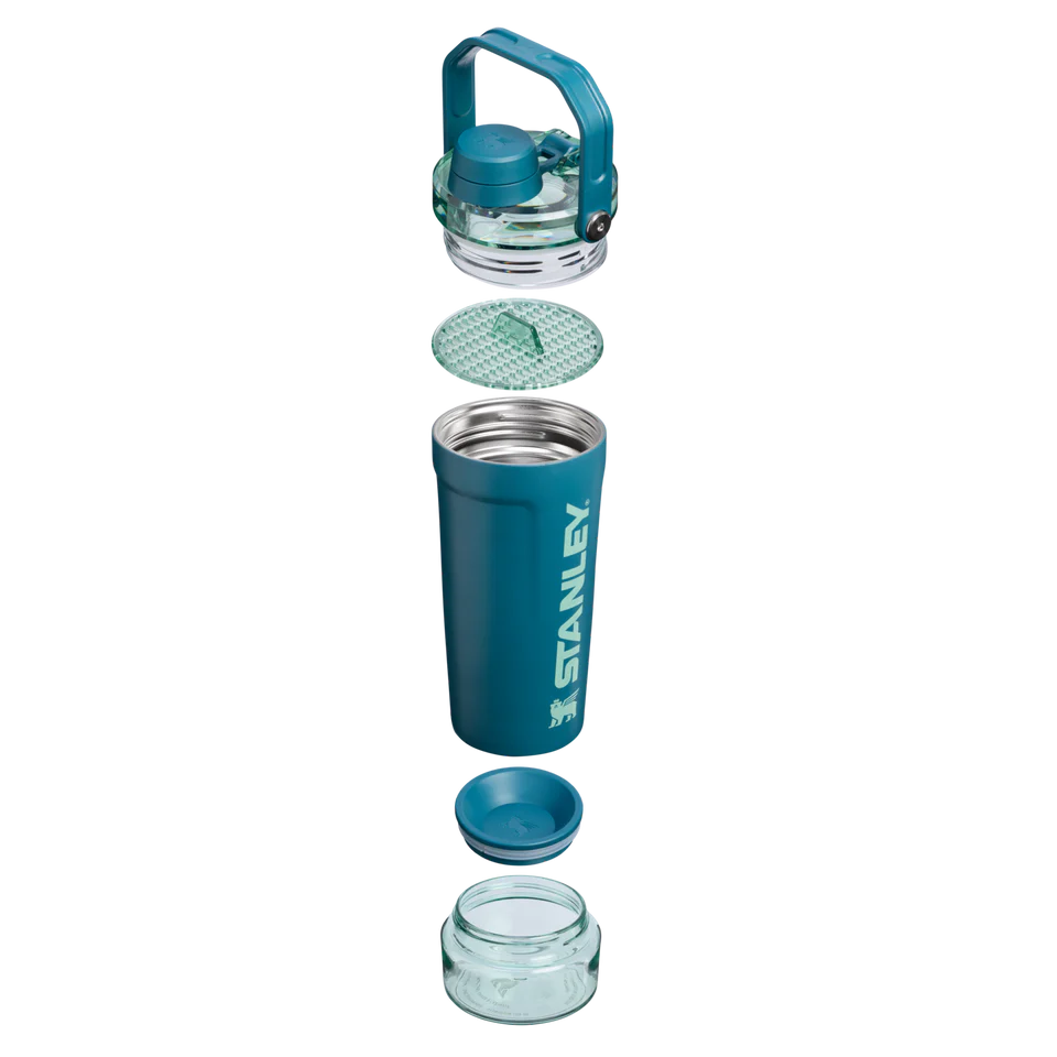Stanley Vitalize Shaker Bottle 20 OZ - Coastal Teal