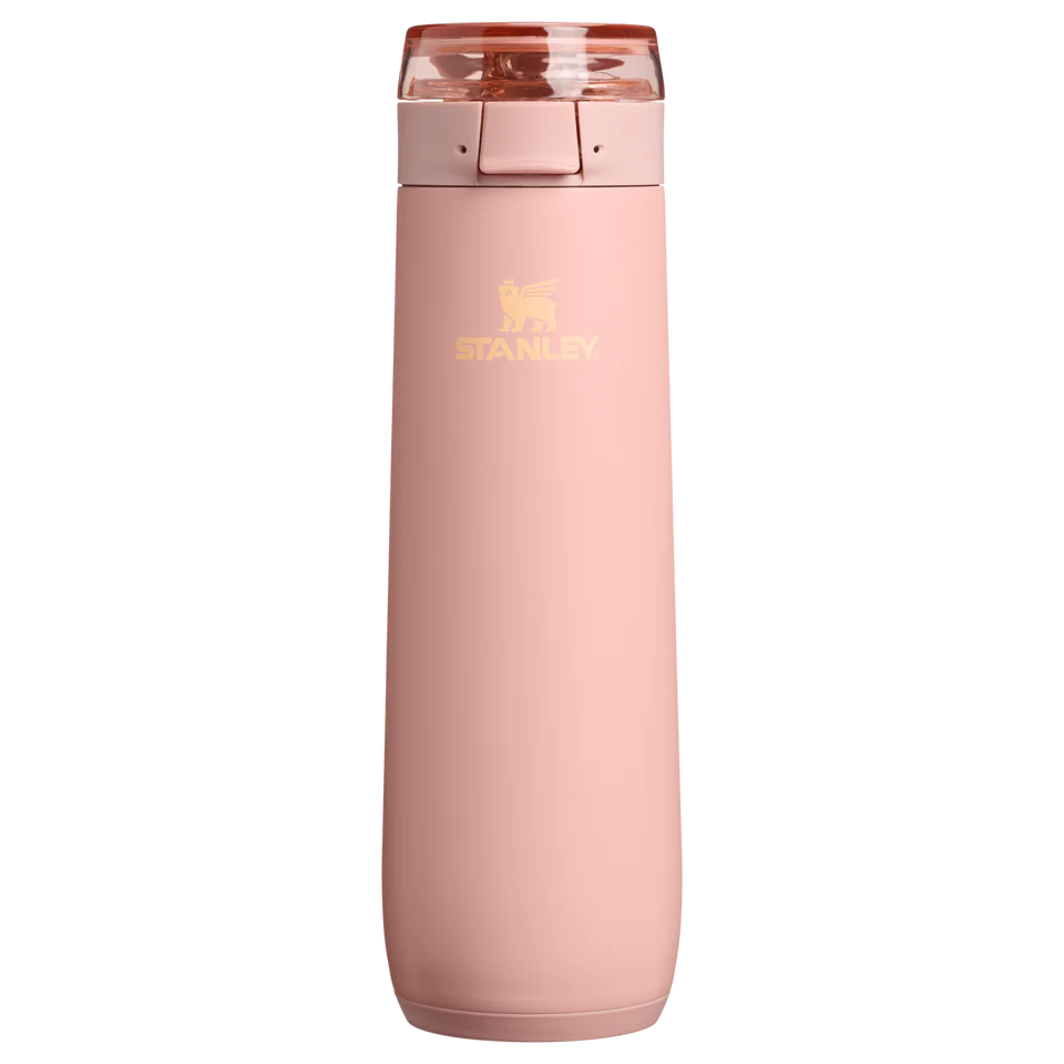Stanley Flowstate Spring Bottle 20 OZ - Peach Rose
