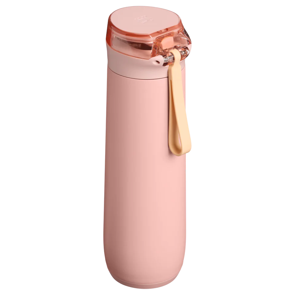 Stanley Flowstate Spring Bottle 20 OZ - Peach Rose