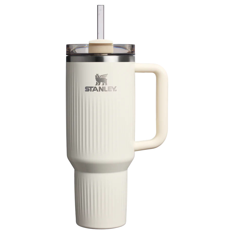 Stanley Quencher Fluted Tumbler 40 OZ - Cream Gloss