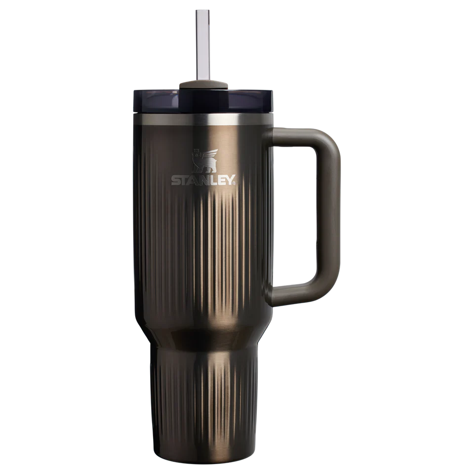 Stanley Quencher Fluted Tumbler 40 OZ - Gunmetal Shine