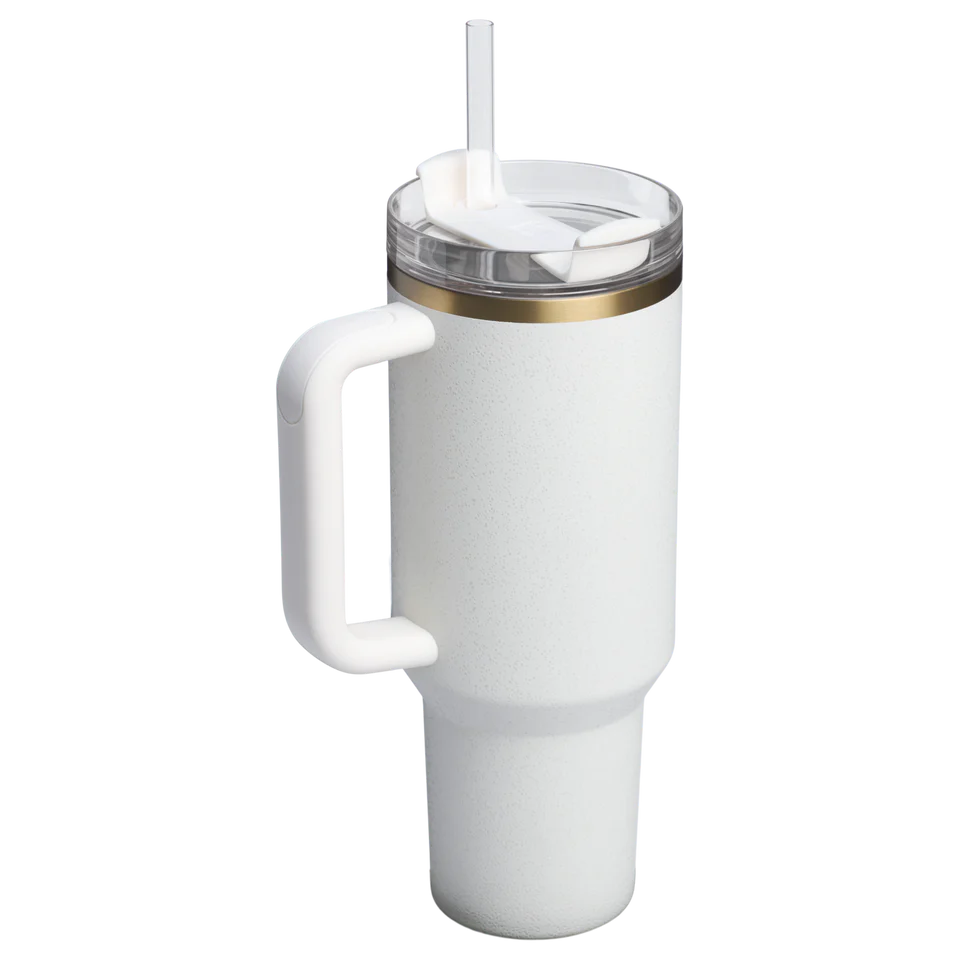 Stanley Quencher H2.0 Flowstate Tumbler 40 OZ - Cream Moon