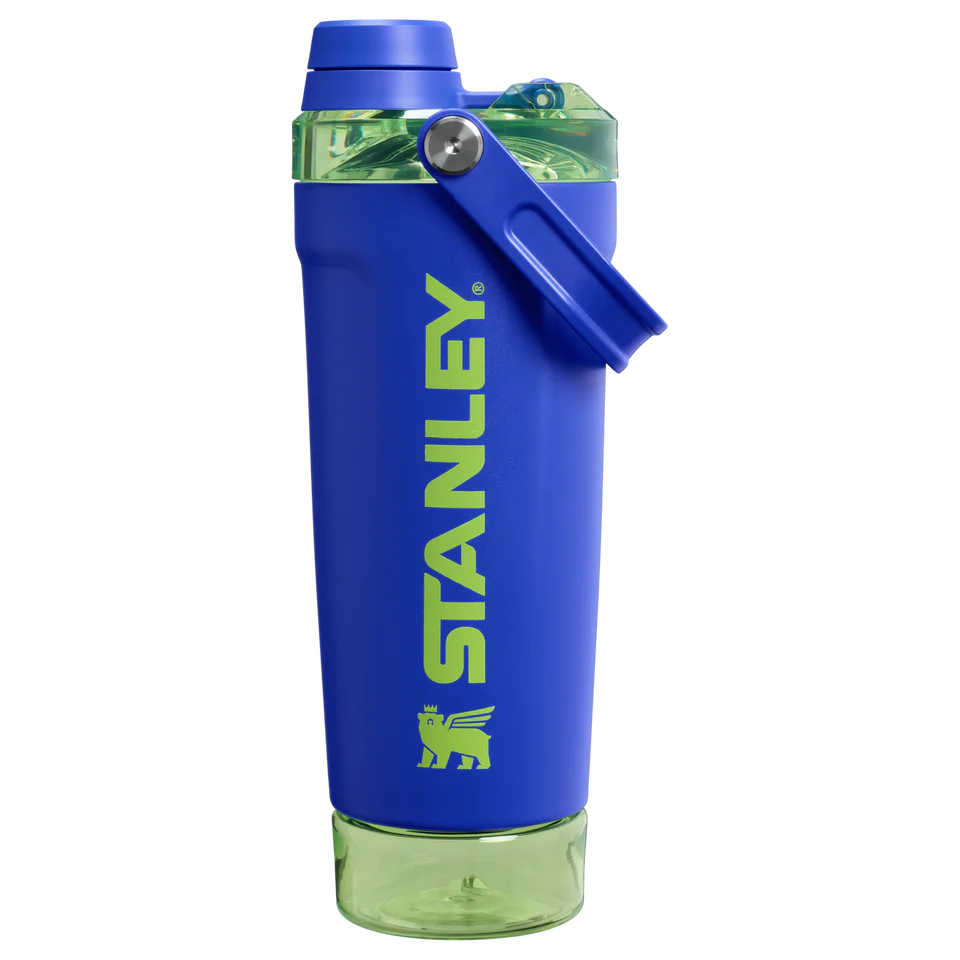 Stanley Vitalize Shaker Bottle 20 OZ - Cobalt Chartreuse