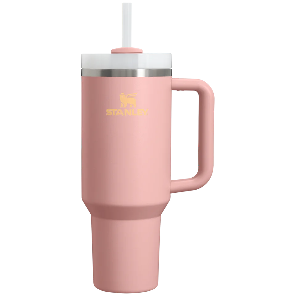 Stanley Quencher H2.0 Flowstate Tumbler 40 OZ - Peach Rose