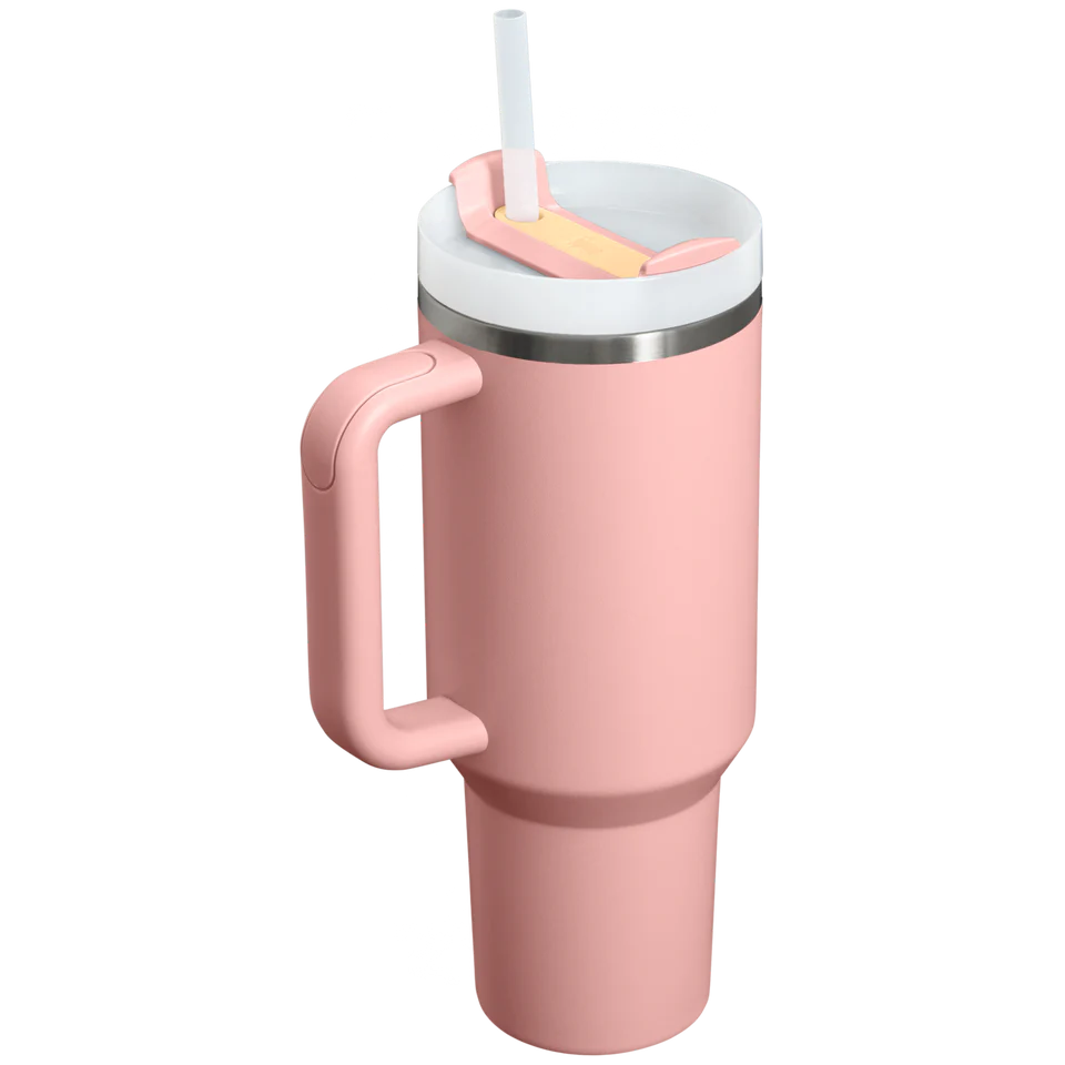Stanley Quencher H2.0 Flowstate Tumbler 40 OZ - Peach Rose