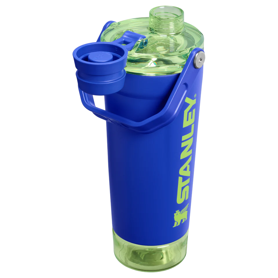 Stanley Vitalize Shaker Bottle 20 OZ - Cobalt Chartreuse