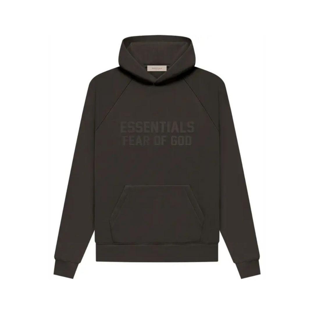 Fear of God Essentials Hoodie SS23 Off Black